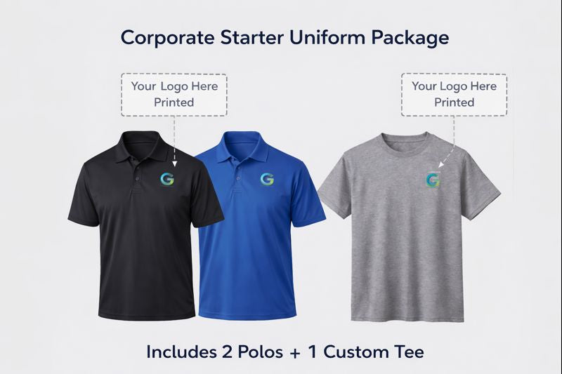 Starter Uniform Package - Polos + Tee | Logo Included